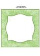 Snow Flurry 8x8 Blank Card Front - Bright Shade