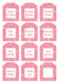 Delightful Cupcake Sentiment Tags