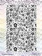 Subtle Shades Floral Swirls A4 Backing Papers Set 1