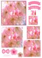 Japenese Cherry Blossom Watercolour Pyramid Topper