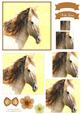 Wild Horse Watercolour Pyramid Topper