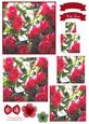 Pretty Rose Watercolour Pyramid Topper