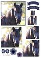 Beautiful Horse Watercolour Pyramid Topper