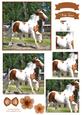Beautiful Horse Watercolour Pyramid Topper
