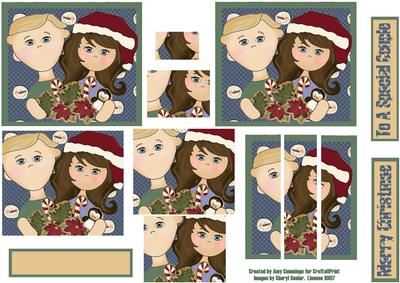 Special Couple Christmas 2 in 1 Pyramid and Stacker
