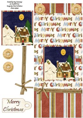 Night Before Christmas Over the Edge Card