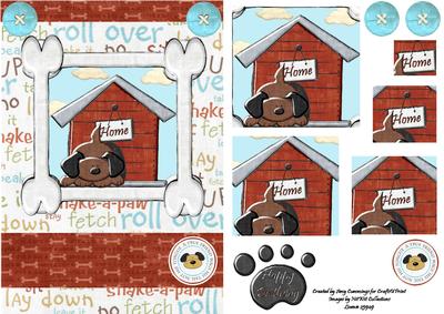 In the Doghouse Pyramid Card Front