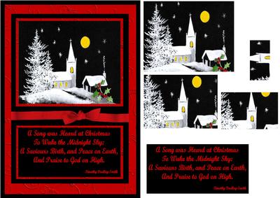 Beautiful Christmas Church Poem Card