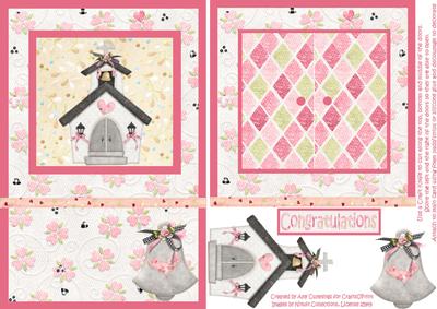 Open the Door! Wedding Congratulations Card