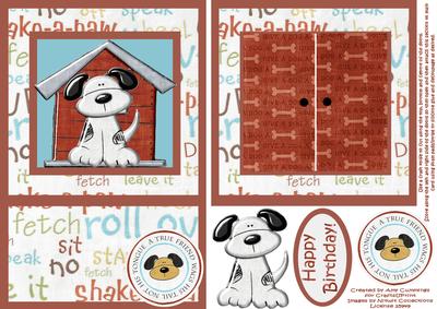 Open the Door! Woof Birthday Card