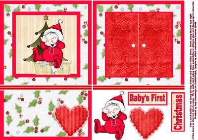 Open the Door! Baby's First Christmas Card