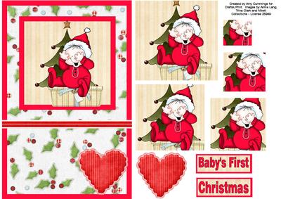 Baby's First Christmas Pyramid Card