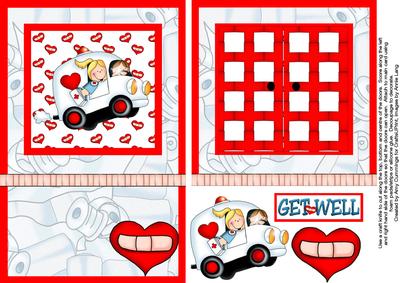 Open the Door! Get Well Soon Card