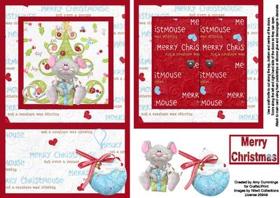 Open the Door! Happy Christmouse! Card