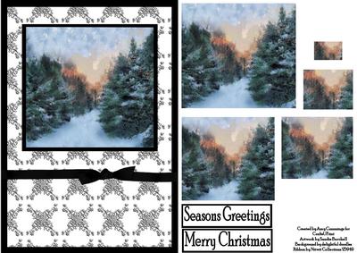 A Lovely Winter's Day Pyramid Card