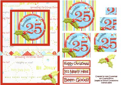 25th of December Christmas Pyramid Card