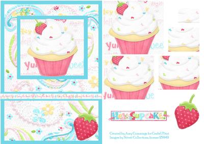 Hey Cupcake! Pyramid Card