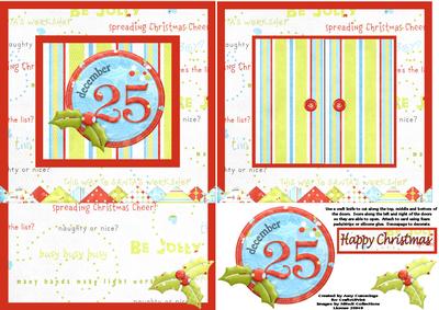 Open the Door! 25th of December Card