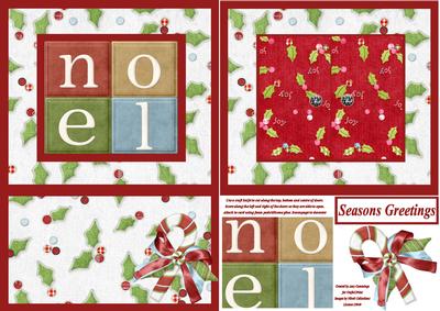 Open the Door! Noel Christmas Card