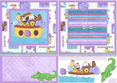 Open the Door! Noah's Ark Birthday Card