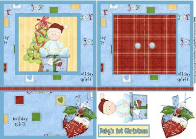Open the Door! Baby Boy's First Christmas