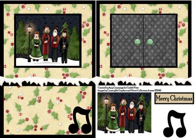 Open the Door! Christmas Carols Card