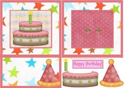 Open the Door! Girl's Birthday Card!