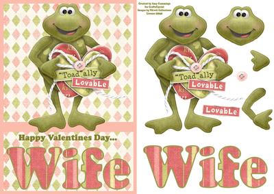Toadally Yours! Happy Valentines Day Wife