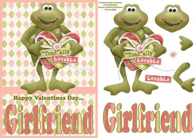 Toadally Yours! Happy Valentines Day Girlfriend