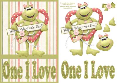 Hoppy Valentines Day! One I Love Card