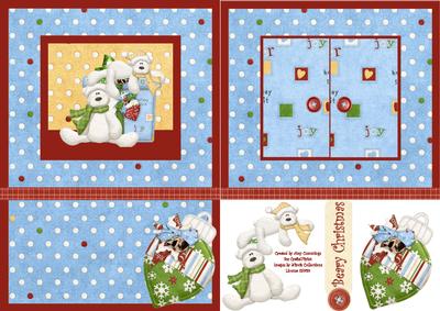 Open the Door! Beary Merry Christmas Card