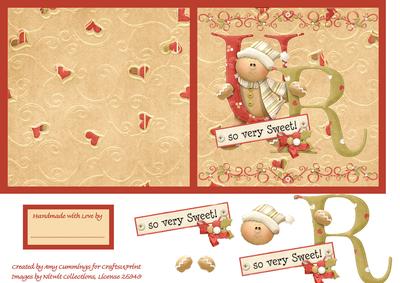 U R So Very Sweet Decoupage Card