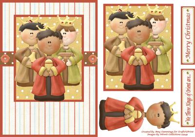 We Three Kings of Orient Are! Decoupage Card