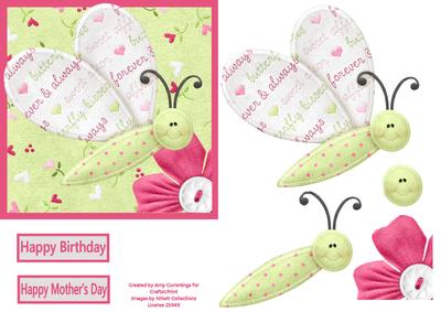 Beautiful Butterfly Birthday/mothers Day Card
