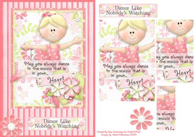 Dance Like Nobody's Watching Pyramid Card