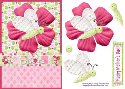 Butterflies and Flowers Mother's Day Card