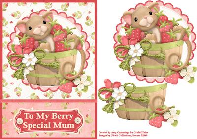To My Berry Special Mum Decoupage