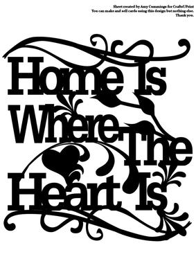 Paper Magic Frame - Home is Where the Heart Is