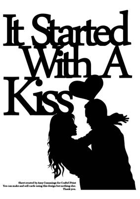 Paper Magic Frame - It Started with a Kiss