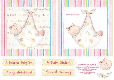 Special Delivery! Shaker/picture Frame Card