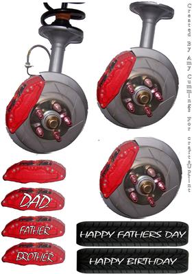 Brake Disc and Suspension Decoupage