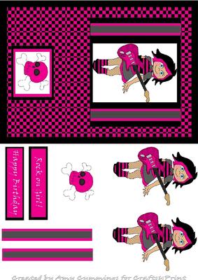 Rock Chick Card Front