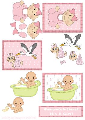 Baby Girl Toppers
