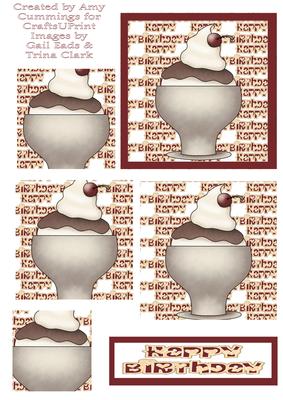 Ice Cream Sundae Pyramid Design