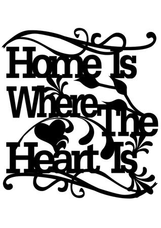 Paper Magic Frame - Home is Where the Heart Is