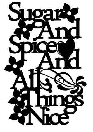 Paper Magic Frame - Sugar and Spice