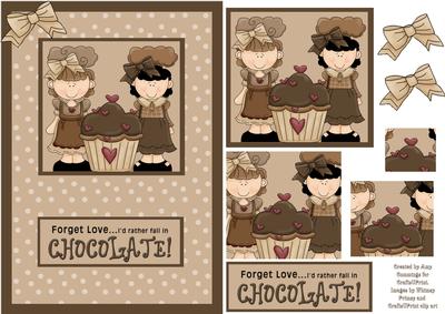 Forget Love, Chocolate Lovers Card Front