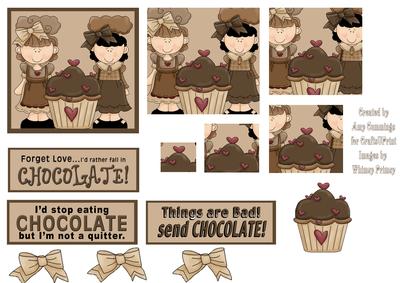 Chocolate Girls Pyramid Design