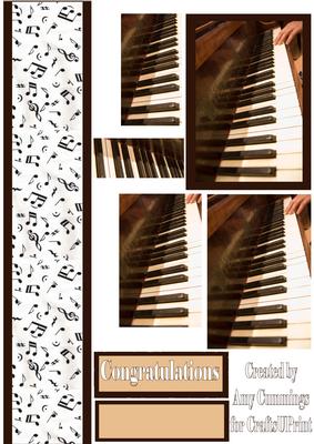 Piano Music Congratulations Pyramid