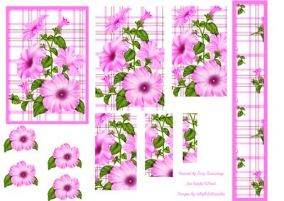 Pink Petunia Pyramid Design
